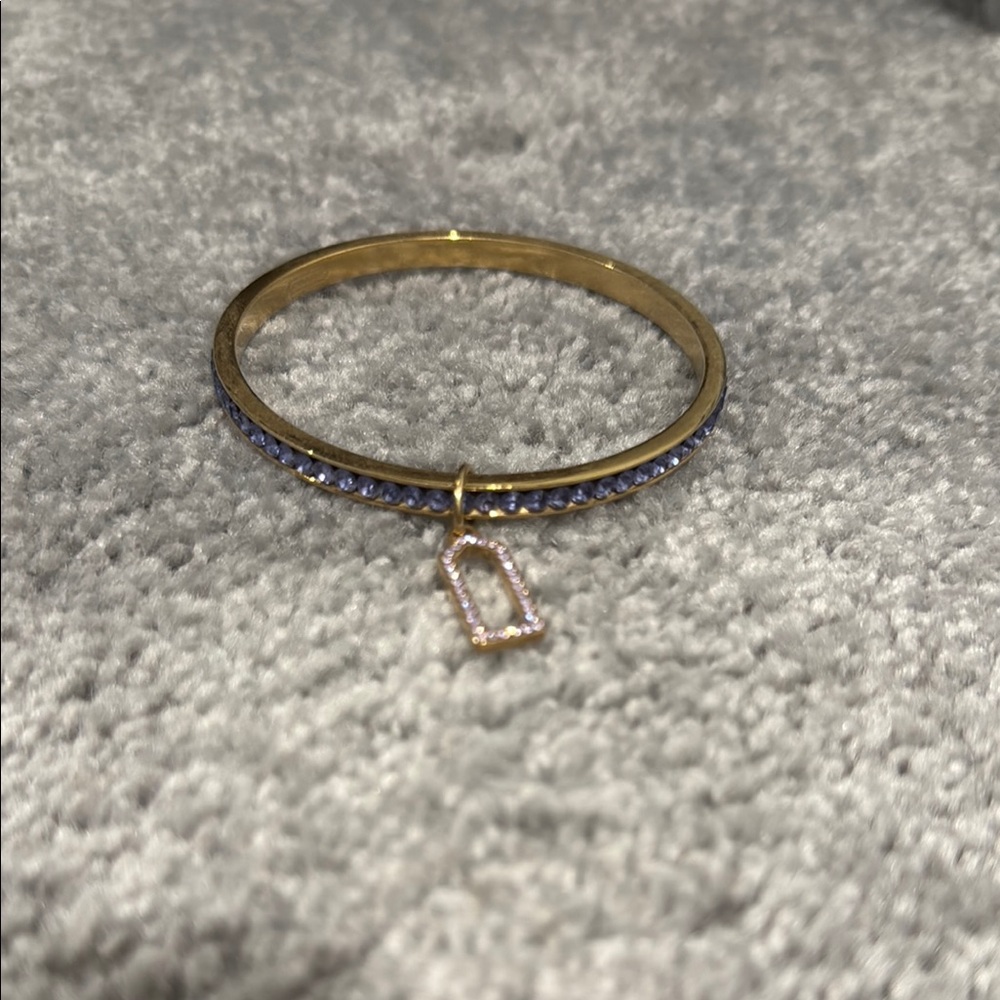 Coach bangle Elegant Gold and Purple Bracelet - Picture 3 of 4